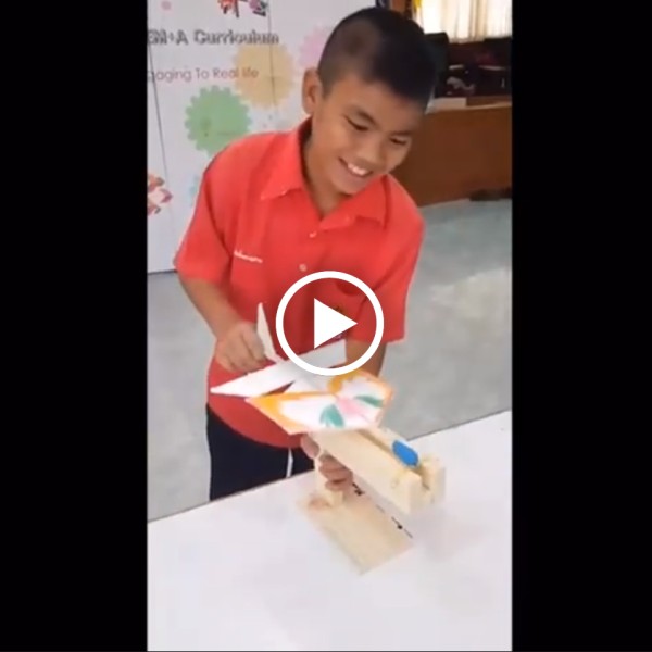 STEM+A Day Camp : Glider เครื่องยิง ในสาระการเรียนรู้เรื่องแรง การเคลื่อนที่ของวัตถุ