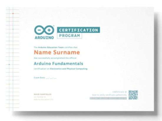 ARDUINO FUNDAMENTALS EXAM